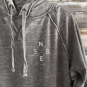 New Ends Co. Vintage Fleece Hoodie Stone/grey